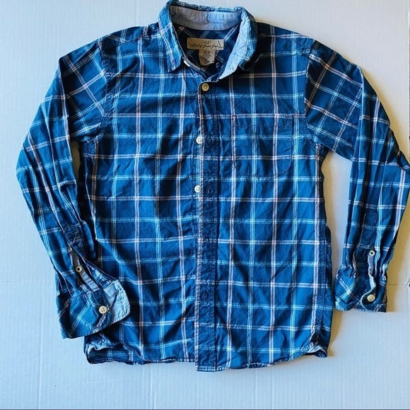 L.O.G.G Long Sleeve Striped Button Down Shirt Sz:8 - Picture 1 of 4